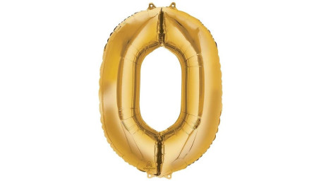 35 ' ' Gold Number (0) Balloon