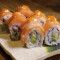 Salmon Roll (6 Pieces) Sān Wén Yú Juǎn