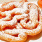 Funnel Cake With Caramel Sauce