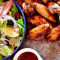 16 Wings, Garden Fresh Salad 2 Dips