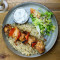 Chicken Kebab With Rice Or Chips