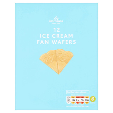 Morrisons Fan Wafers 12 Pack