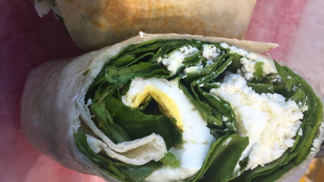 Spinach Feta Breakfast Wrap