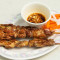 612. Grilled Chicken With Satay Sauce (3 Skewers)