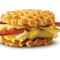 Belgian Waffle Bacon Slider Cal 390