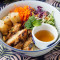 Vietnamese Chicken Vermicelli Noodle Salad Add 2 X Spring Rolls