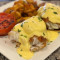 Fried Cod Eggs Benedict