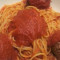 Pasta With Tomato Sauce With Meatballs Or Sausage