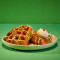 Pistachio White Chocolate Crunch American Waffle