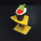 S48 Tobiko Temaki (Flying Fish Roe) Fēi Yú Zǐ Shǒu Juǎn