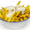 Skinny Chips With Grated Cheese Or Garlic Mayonnaise