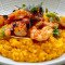 Pumpkin Risotto With Prawns