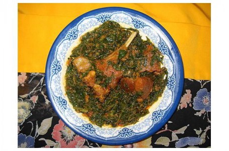 Spinach With Meat