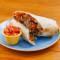 Roasted Mushroom And Sweet Potato Mole Burrito (V)