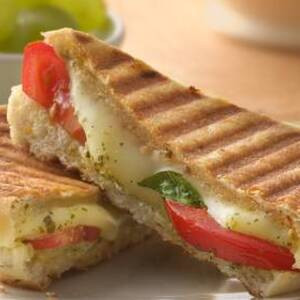 Tomato Mozzarella Sandwich Lunch