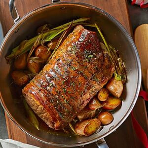 Roast Pork With Broccoli