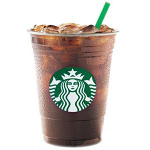 Iced Starbucks Blonde Caffe Americano