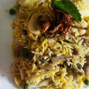 Mushroom Biryani