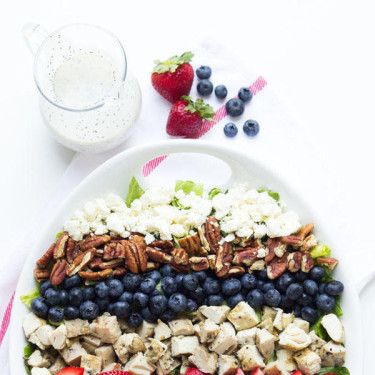 Strawberry Poppyseed Salad With Chicken