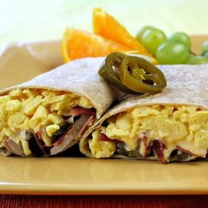 Bacon, Sausage Egg Wrap