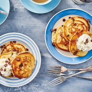 Chocolate Chocolate Chip Pancakes