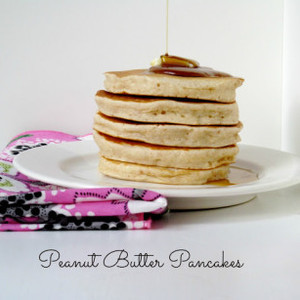 Peanut Butter Cup Pancake Breakfast