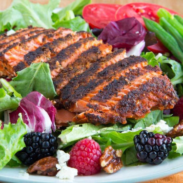 Blackened Salmon Salad