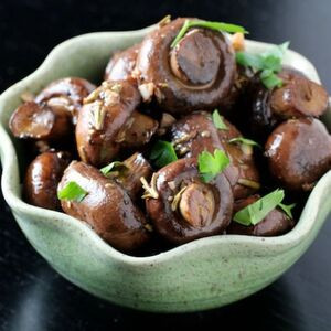 Roasted Garlic Mushrooms