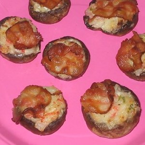 Seafood Stuffed Mushrooms