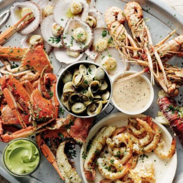 Seafood Scampi Platter