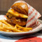 Hawaiian Chicken Burger W/ Cajun Fries