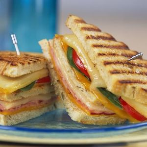 Ham And Cheese Club Sandwich