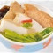 204. Yú Piàn Fǔ Pí Yú Jiǎo Huái Shān Miàn 204. Fish Fillet Skin Dumplings Yam Noodles