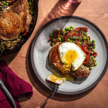 Pork Chops And Eggs