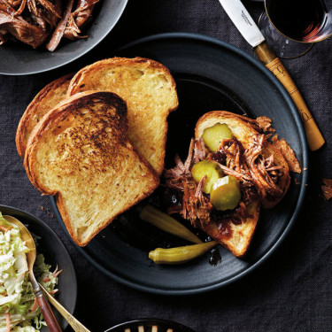 Sliced Brisket Sandwich