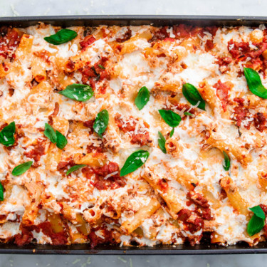 Baked Ziti With Meat Sauce