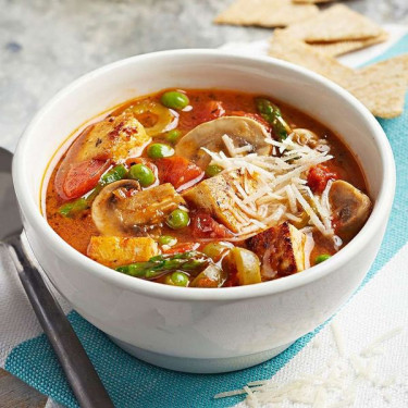 Bean Curd With Vegetable Soup