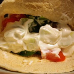 Falafel Pita Sandwich