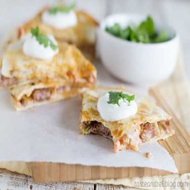 Shredded Beef Quesadilla