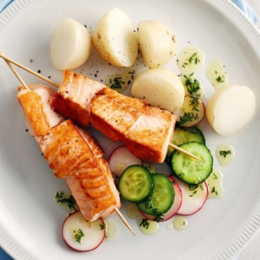 Salmon Kebab