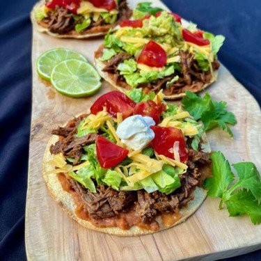 Shredded Beef Tostada