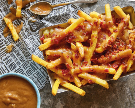 Spicy Cheese Bacon Fries