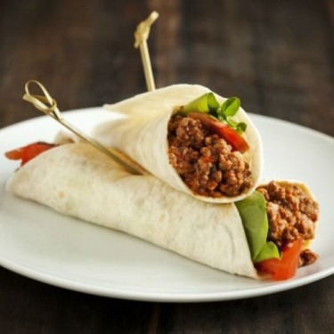 Seasoned Ground Beef Burrito