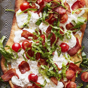 Roasted Turkey Cranberry Flatbread