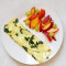 Spinach And Feta Cheese Omelette