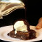 Brownie With Vanilla Ice Cream