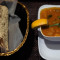 Mulligatawny Soup Served With Papad