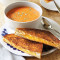 Half Sandwich Cup Of Soup