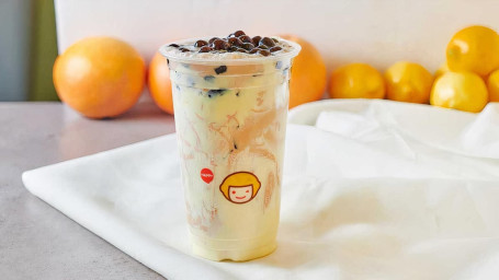 D5. Boba Milk Tea With Puff Cream